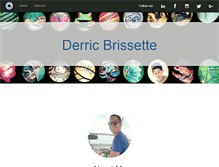 Tablet Screenshot of derricbrissette.com